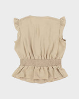 Tommy Hilfiger Beige Sleeveless Top - XL