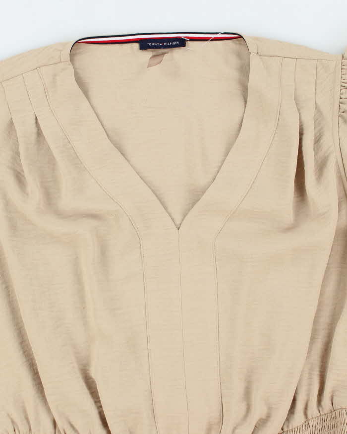 Tommy Hilfiger Beige Sleeveless Top - XL