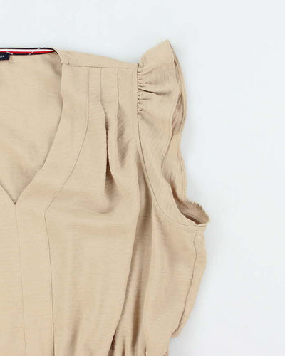 Tommy Hilfiger Beige Sleeveless Top - XL