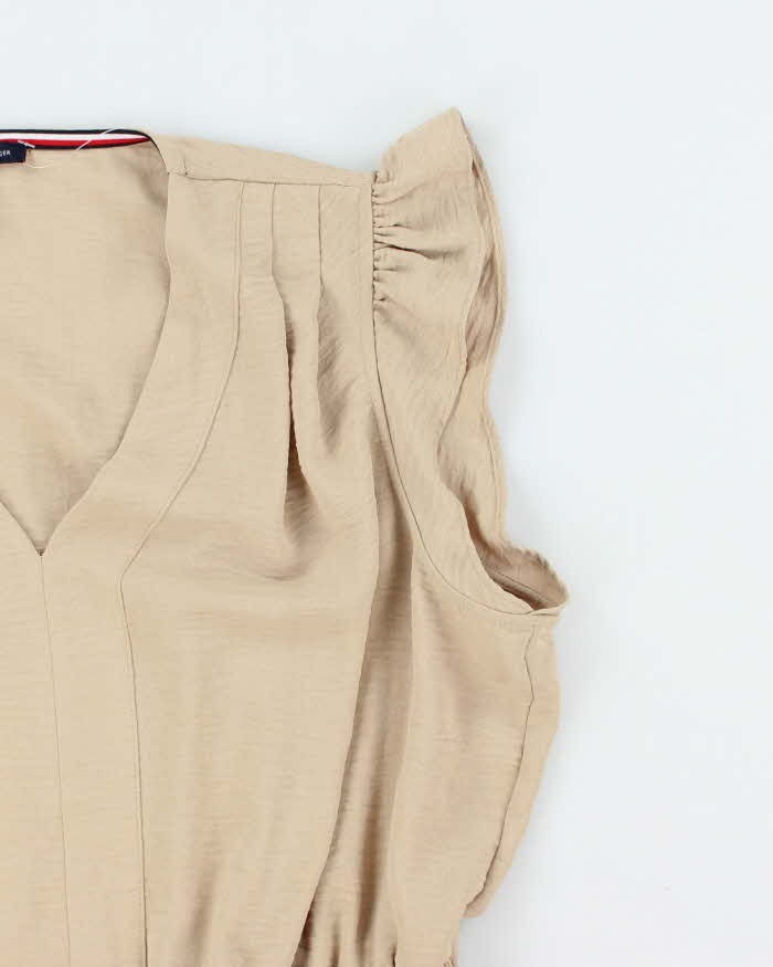 Tommy Hilfiger Beige Sleeveless Top - XL