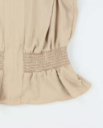 Tommy Hilfiger Beige Sleeveless Top - XL