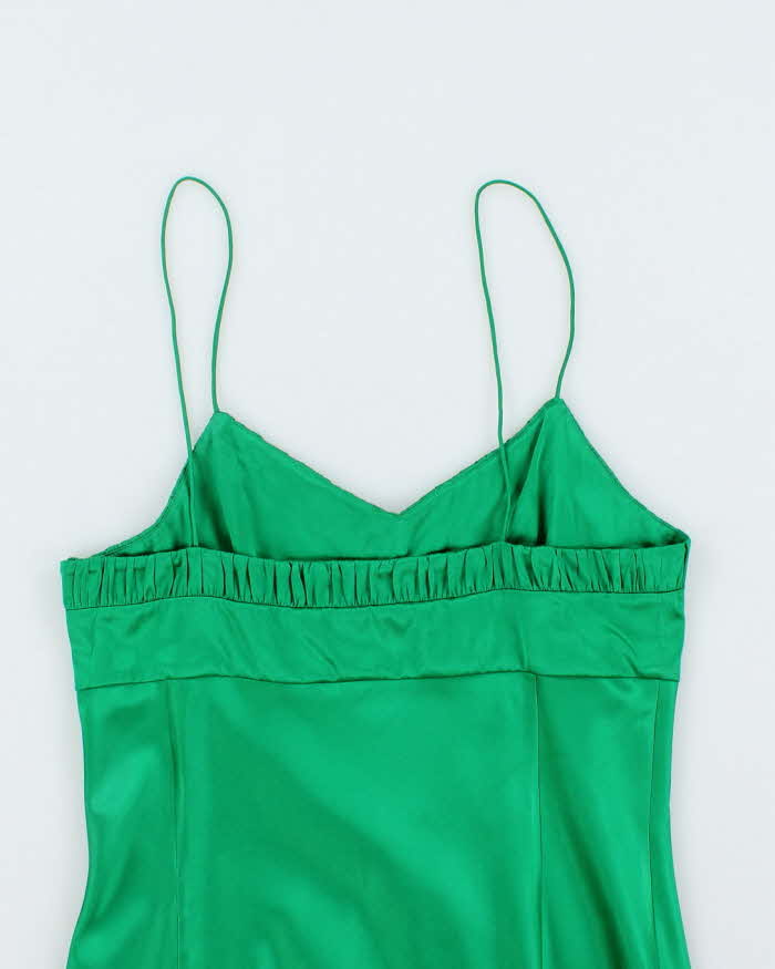 Club Monaco Emerald Green Silk Tank Top - S