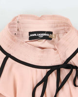 Karl Lagerfeld Light Pink Gauzy Tunic Tank Top - S