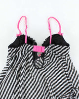 Vintage Y2k 00s La Senza Stripe Mesh Cami - M