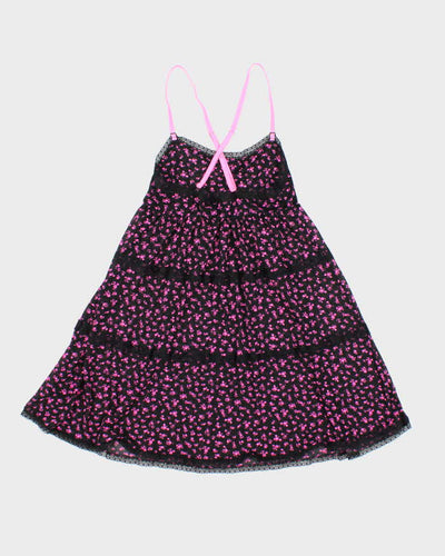 Vintage Y2k 00s La Senza Floral Mesh Cami - S