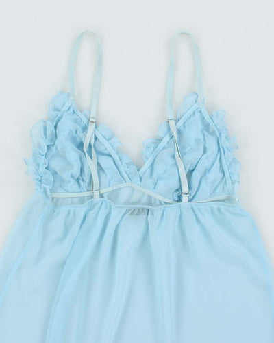Vintage Y2k 00s La Senza Ruffle Mesh Cami - S