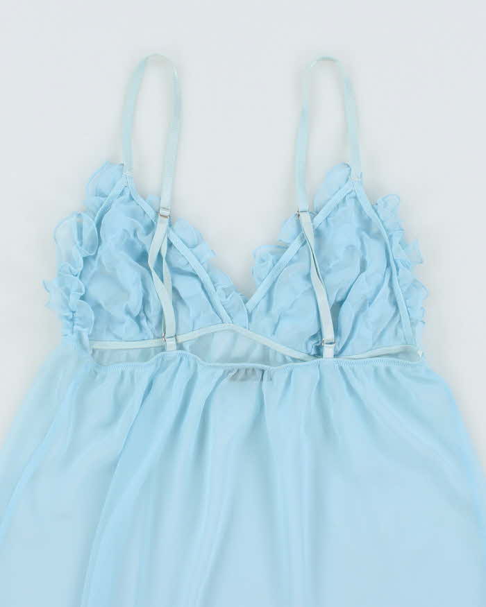Vintage Y2k 00s La Senza Ruffle Mesh Cami - S