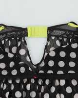 Vintage Y2k 00s Polka Dot Mesh Cami - S