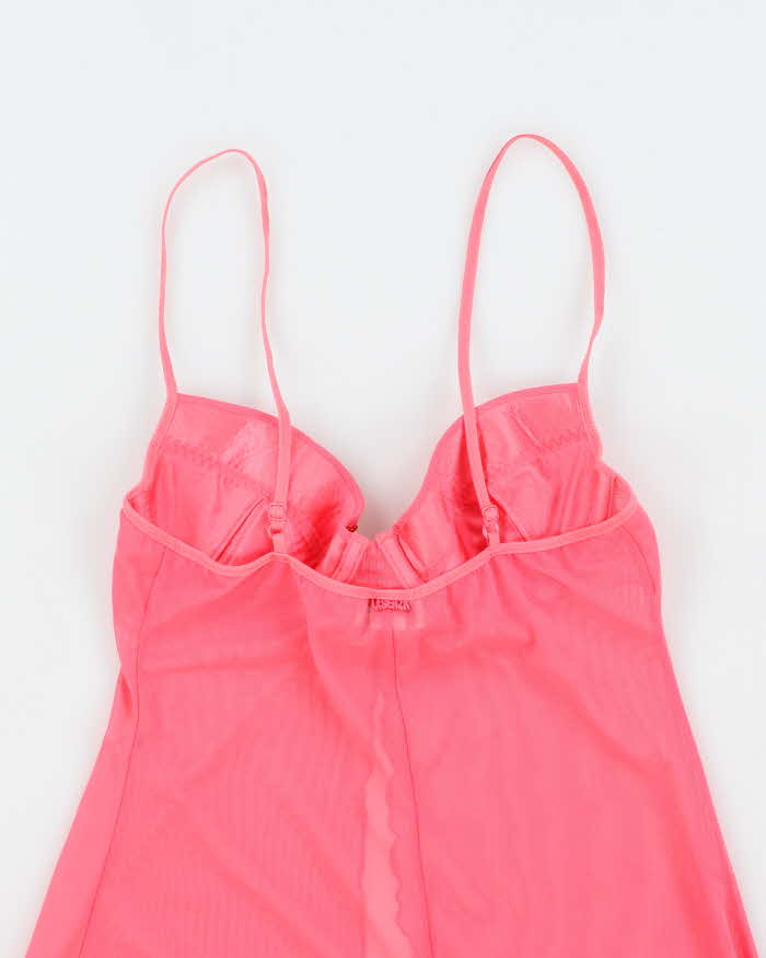 Vintage Y2k 00s La Senza Beaded Mesh Cami - XS