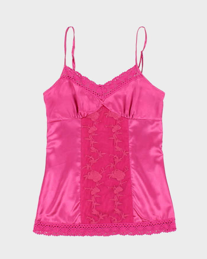 Vintage Y2k 00s Suzy Satin Cami - S