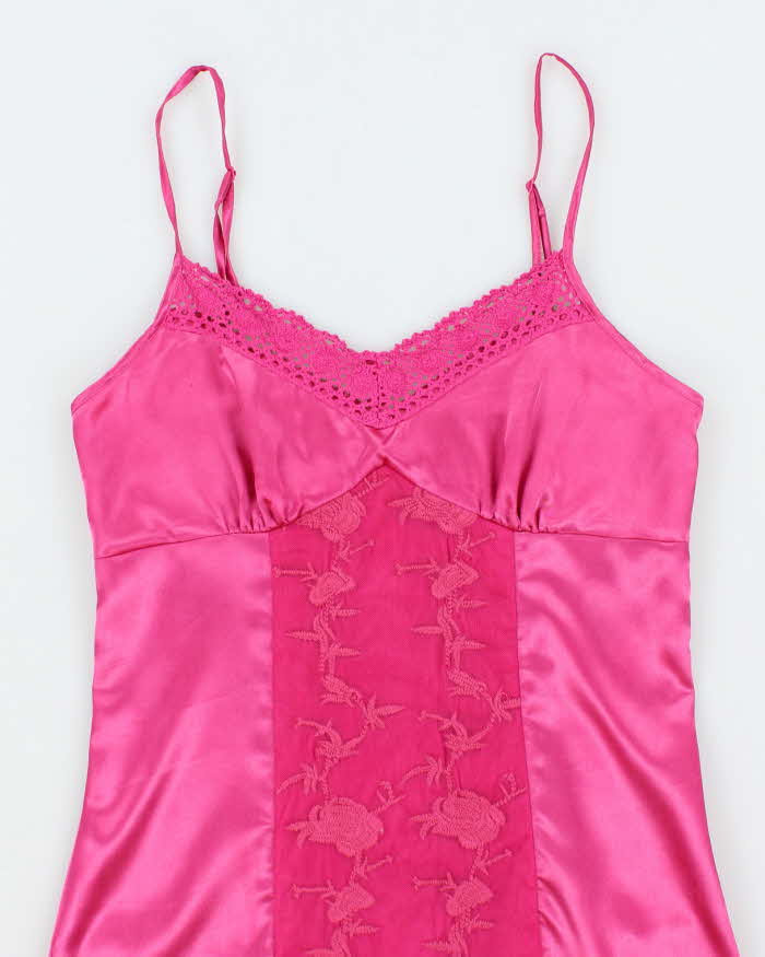 Vintage Y2k 00s Suzy Satin Cami - S