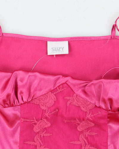 Vintage Y2k 00s Suzy Satin Cami - S