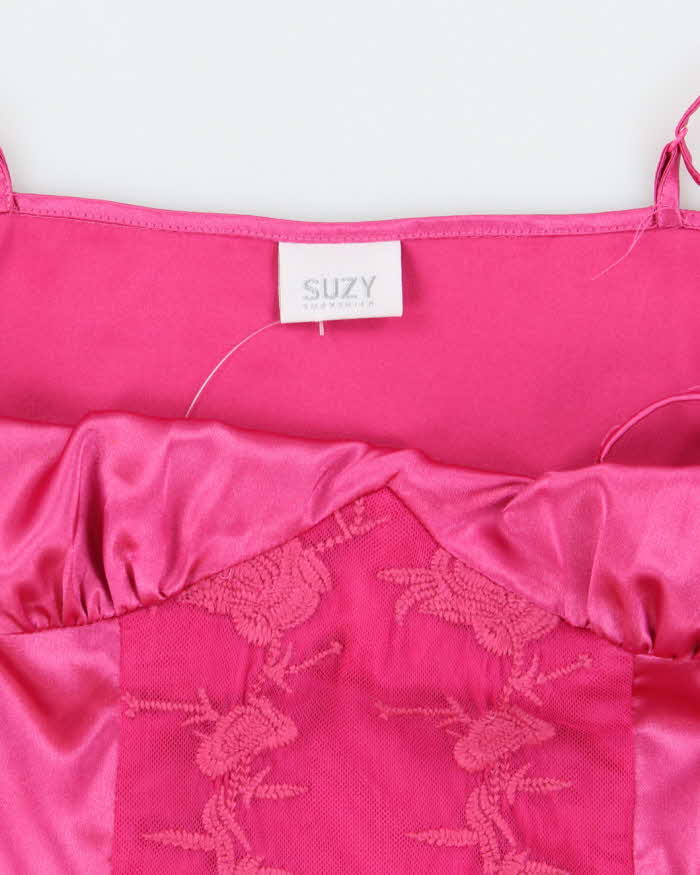 Vintage Y2k 00s Suzy Satin Cami - S