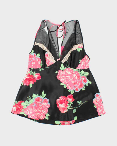 Vintage Y2k 00s Betsey Johnson Satin Cami - L