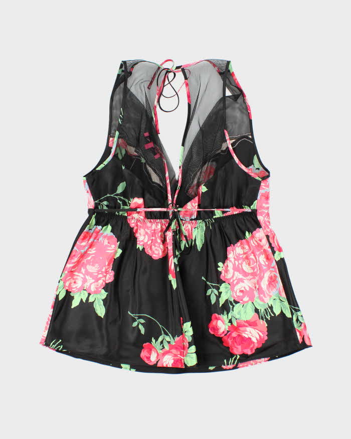 Vintage Y2k 00s Betsey Johnson Satin Cami - L