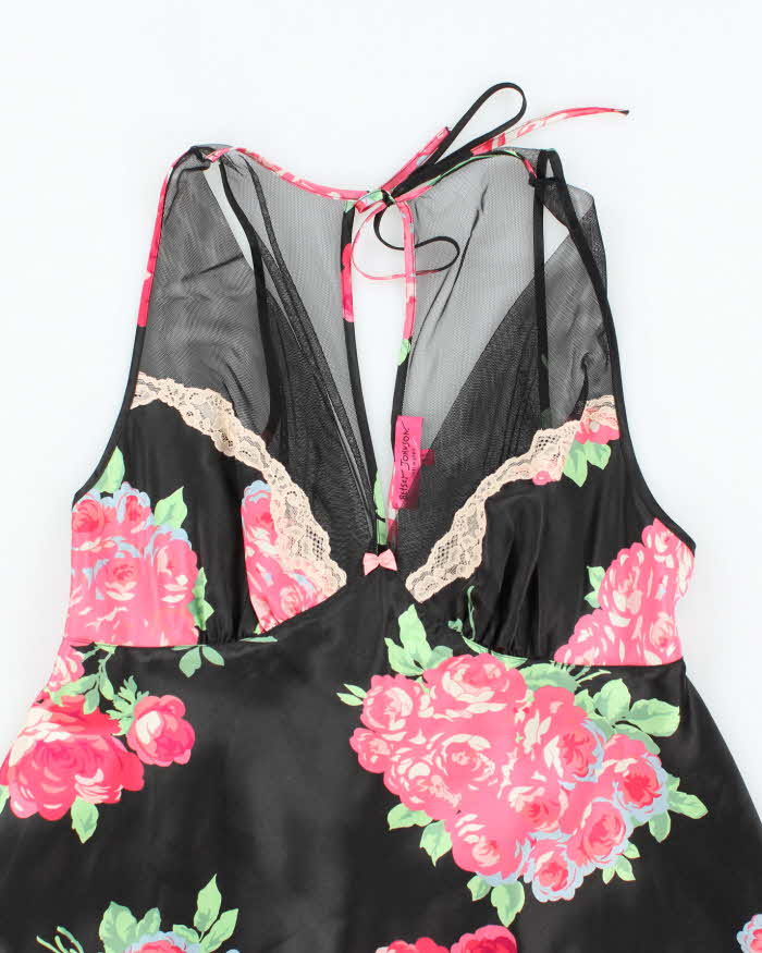 Vintage Y2k 00s Betsey Johnson Satin Cami - L