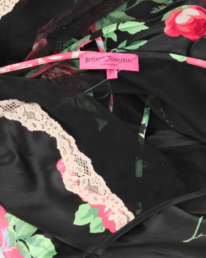 Vintage Y2k 00s Betsey Johnson Satin Cami - L