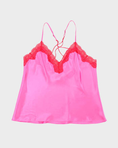 Vintage Y2k 00s Linea Donatella Satin Cami - L