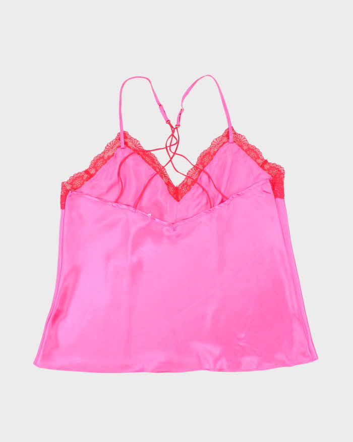 Vintage Y2k 00s Linea Donatella Satin Cami - L
