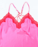 Vintage Y2k 00s Linea Donatella Satin Cami - L