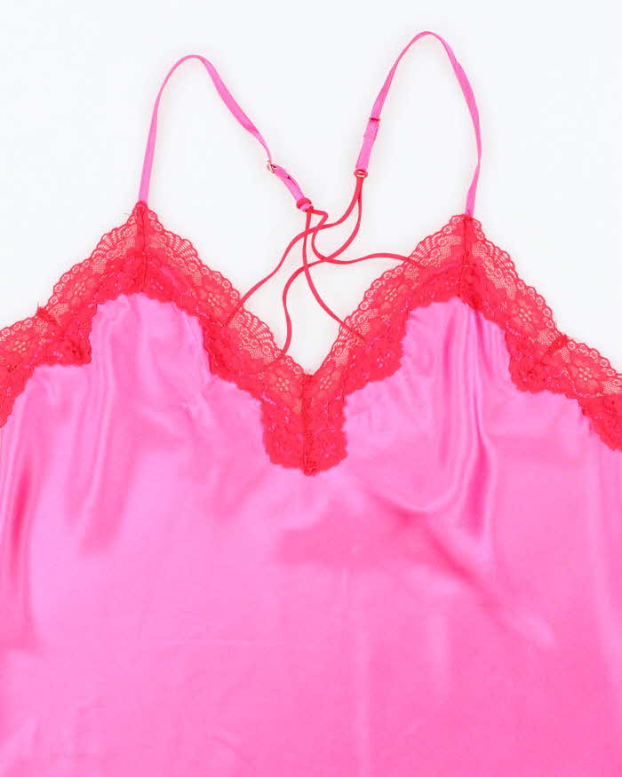 Vintage Y2k 00s Linea Donatella Satin Cami - L
