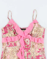 Vintage Y2k 00s Ben Lynn Satin Cami - M