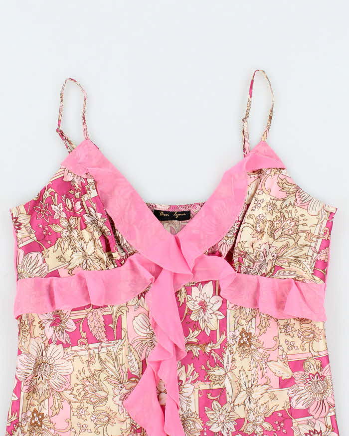 Vintage Y2k 00s Ben Lynn Satin Cami - M