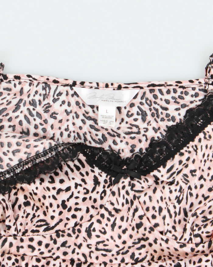 Vintage Y2k 00s Marilyn Monroe Satin Cami - L