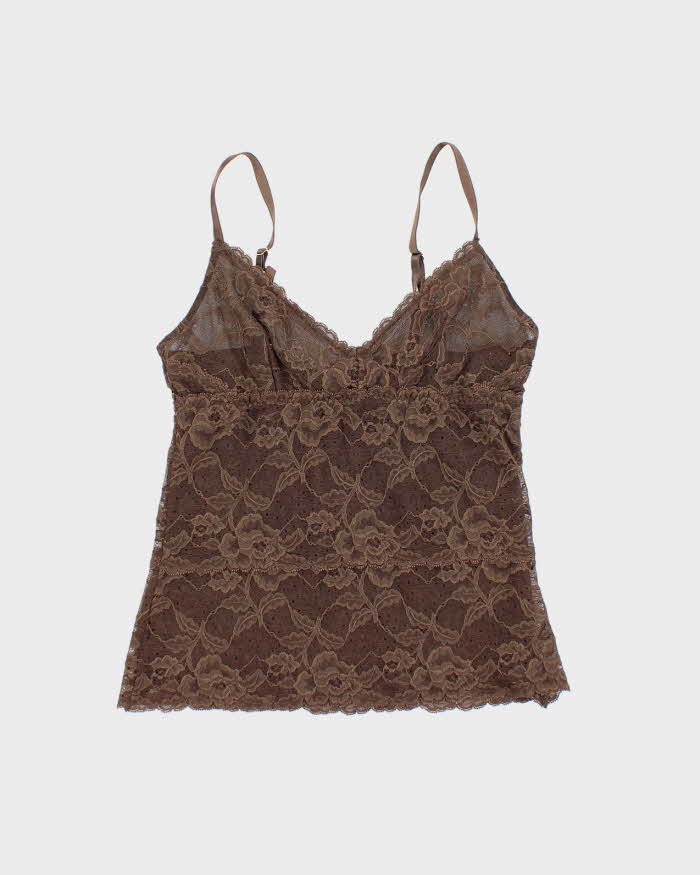 Vintage Y2k 00s Lace Cami - S