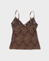 Vintage Y2k 00s Lace Cami - S