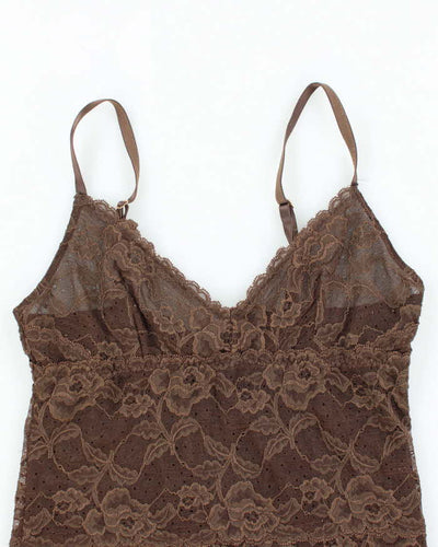 Vintage Y2k 00s Lace Cami - S