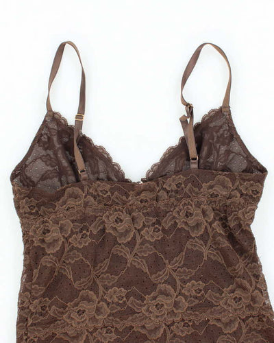 Vintage Y2k 00s Lace Cami - S
