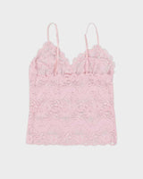 Vintage Y2k 00s La Vie En Rose Lace Cami - XS
