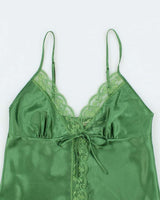 Vintage Y2k 00s La Vie En Rose Satin Cami - S