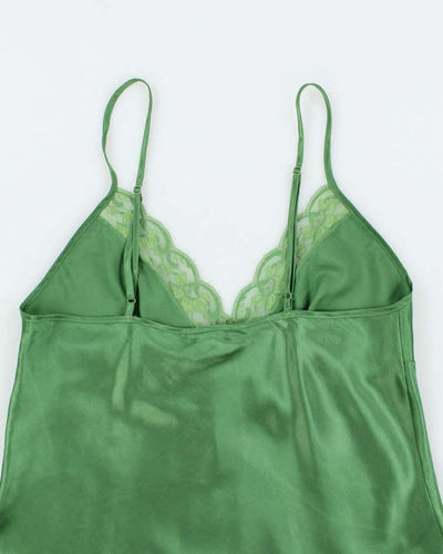 Vintage Y2k 00s La Vie En Rose Satin Cami - S