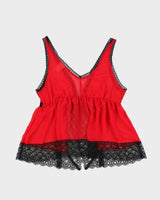 Vintage Y2k 00s In Bloom Cami - L