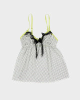 Vintage Y2k 00s Jacob Polka Dot Cami - S