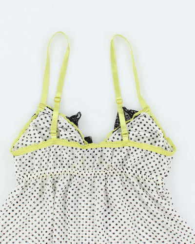 Vintage Y2k 00s Jacob Polka Dot Cami - S