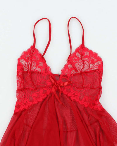 Vintage Y2k 00s Avid Love Handkerchief Hem Cami - S