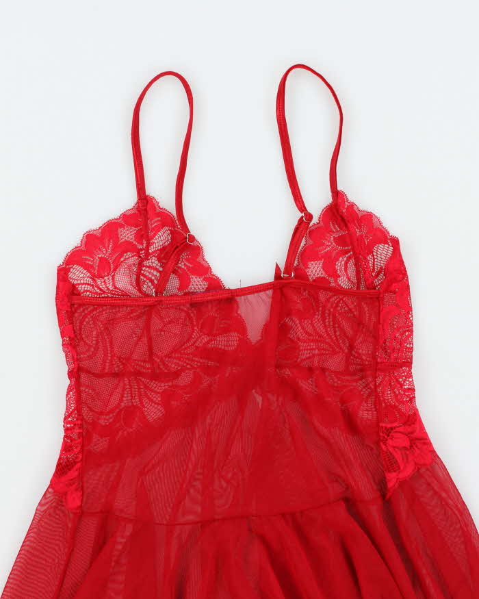 Vintage Y2k 00s Avid Love Handkerchief Hem Cami - S