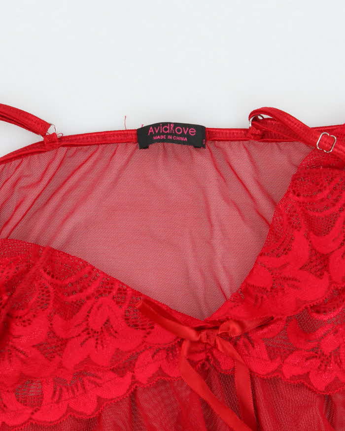 Vintage Y2k 00s Avid Love Handkerchief Hem Cami - S