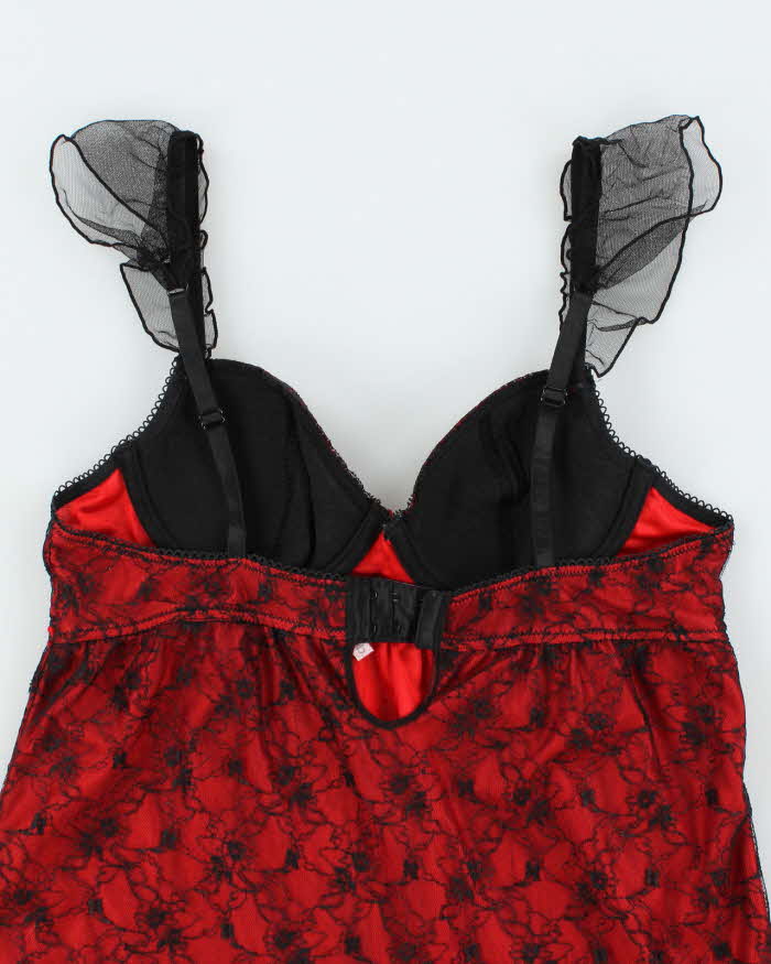 Vintage Y2k 00s Sophie B. Lace Top - S