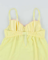 Vintage Y2k 00s La Vie En Rose Mesh Top - M