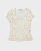 Vintage Y2k 00s Wallis Crochet Top - M