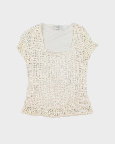 Vintage Y2k 00s Wallis Crochet Top - M