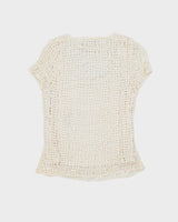 Vintage Y2k 00s Wallis Crochet Top - M