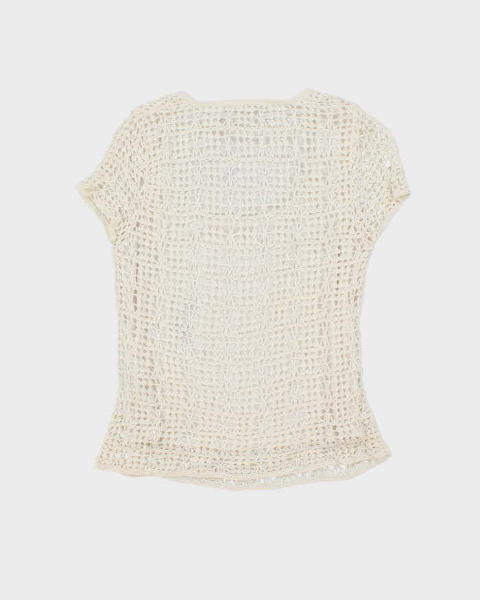 Vintage Y2k 00s Wallis Crochet Top - M