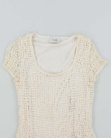 Vintage Y2k 00s Wallis Crochet Top - M