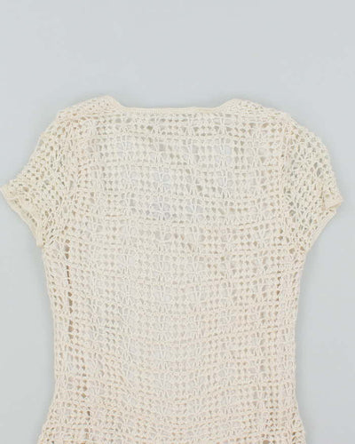 Vintage Y2k 00s Wallis Crochet Top - M