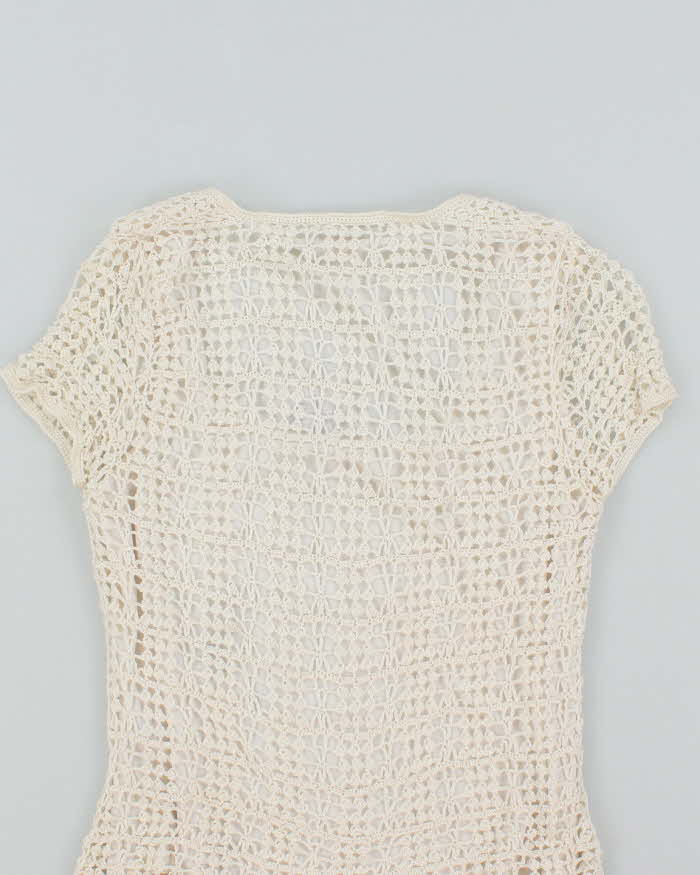 Vintage Y2k 00s Wallis Crochet Top - M